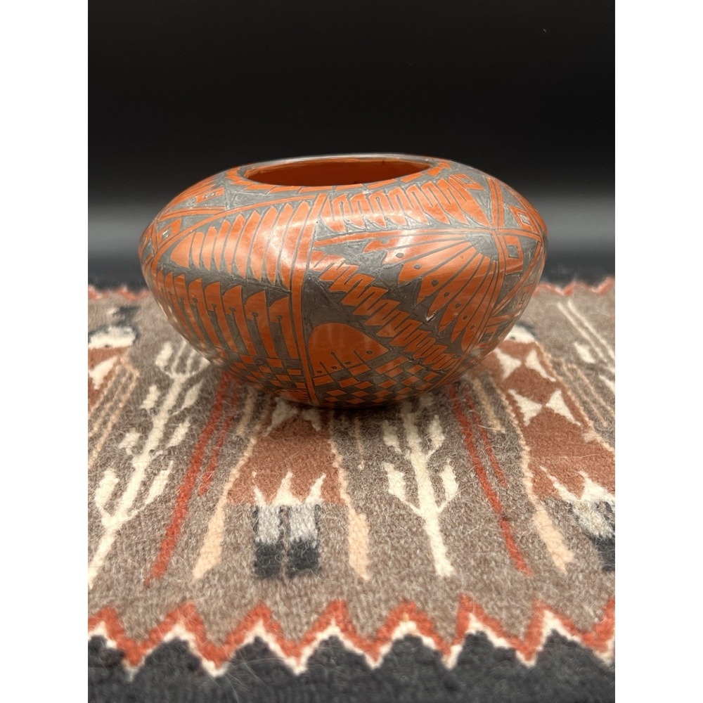 Vintage Sara Corona Signed Mata Ortiz Pottery Navajo Pueblo